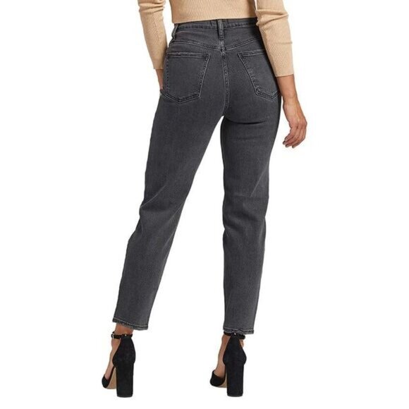 NWT SILVER JEANS Highly Desirable Slim Straight Jean Sz 24 Black - Picture 2 of 6